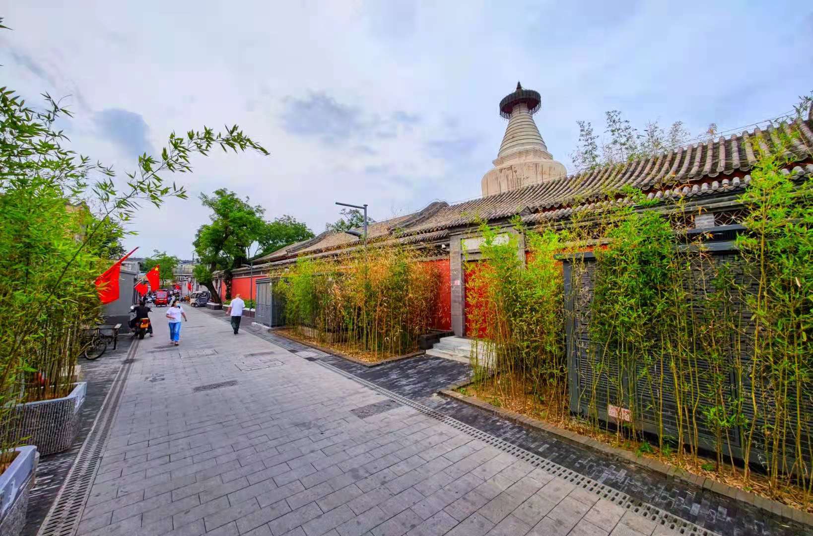 东西岔胡同变样了,白塔寺最佳观景点"靓"相