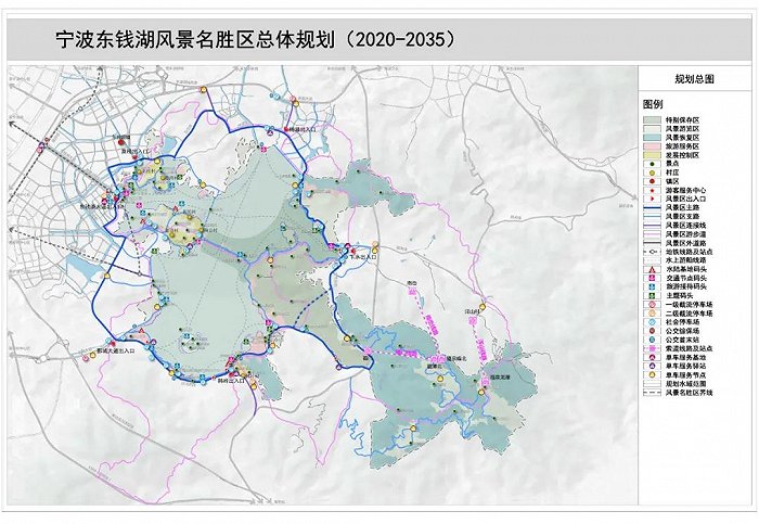 一核一轴，一环五区，宁波东钱湖风景名胜区未来有大发展 - Vimarsana News
