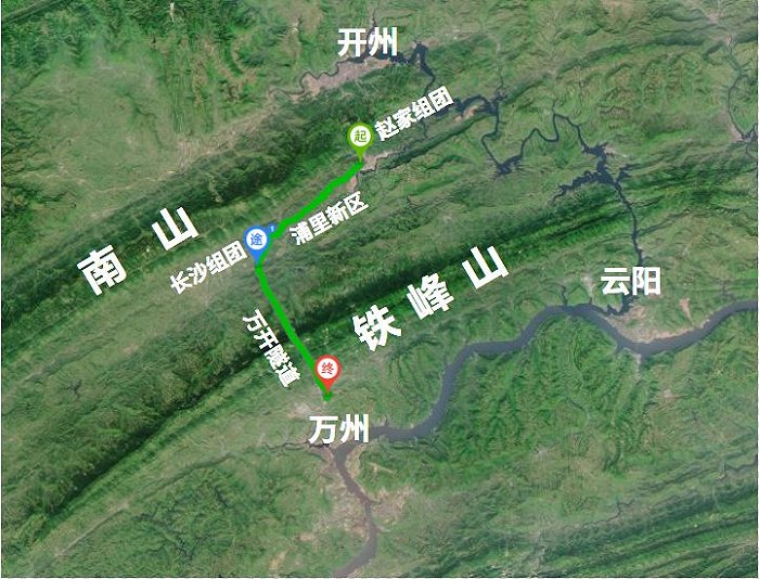 万开快速路全线通车万州到开州浦里新区只要15分钟