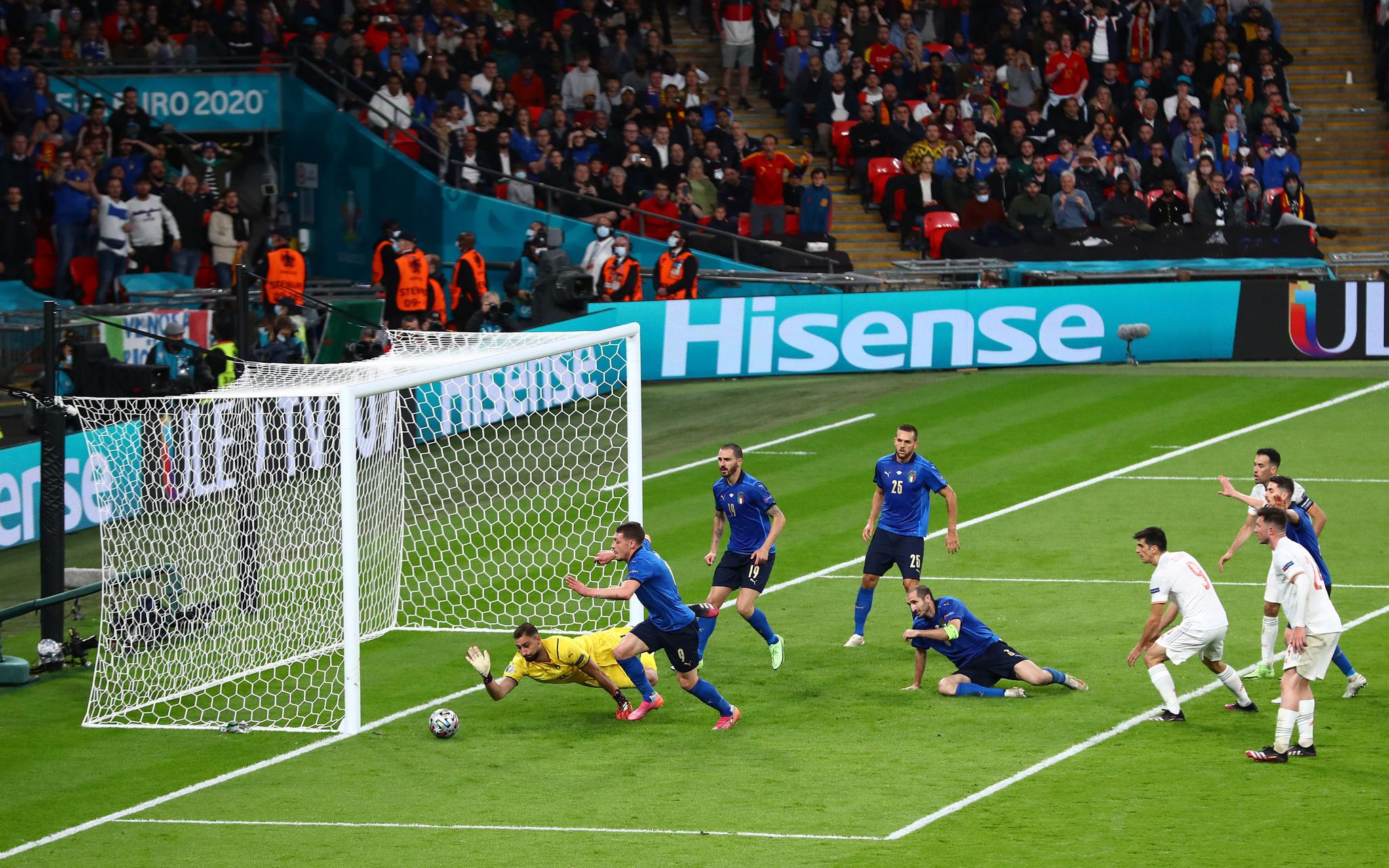 成败皆看莫拉塔西班牙点球大战告负送意大利进决赛