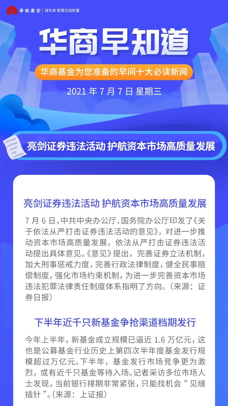 华商早知道 | 亮剑证券违法活动 护航资本市场高质量发展