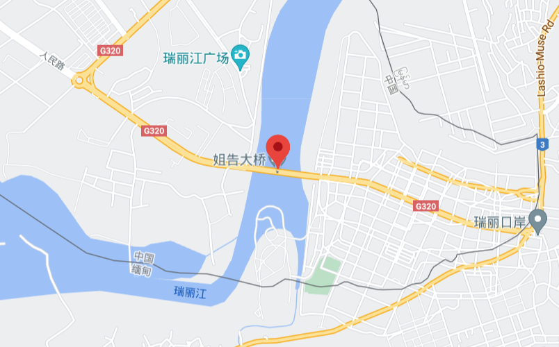 姐告口岸地图图片