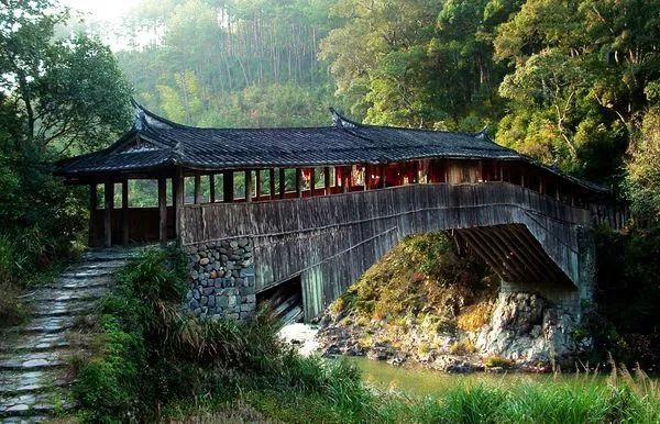 文化遗产在福建丨宁德木拱廊桥传统营造技艺中国木结构桥梁建造术的活