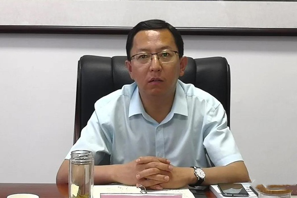 原平市市委副书记,市长常永峰讲话(段少雄供图)