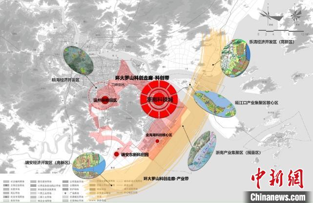 环大罗山科创走廊规划图 周大正供图