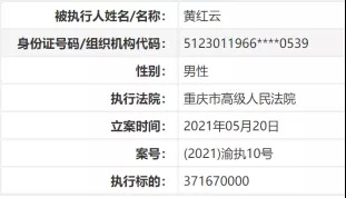 来源：中国执行信息公开网