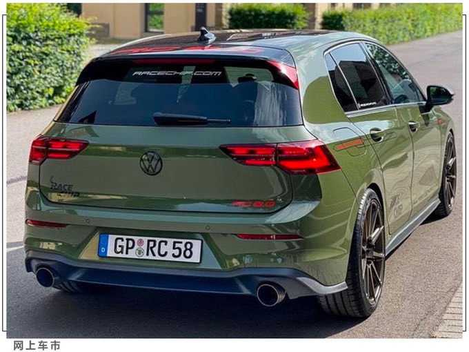 今晚国内开启预售!大众全新高尔夫gti实车街拍,外观更运动