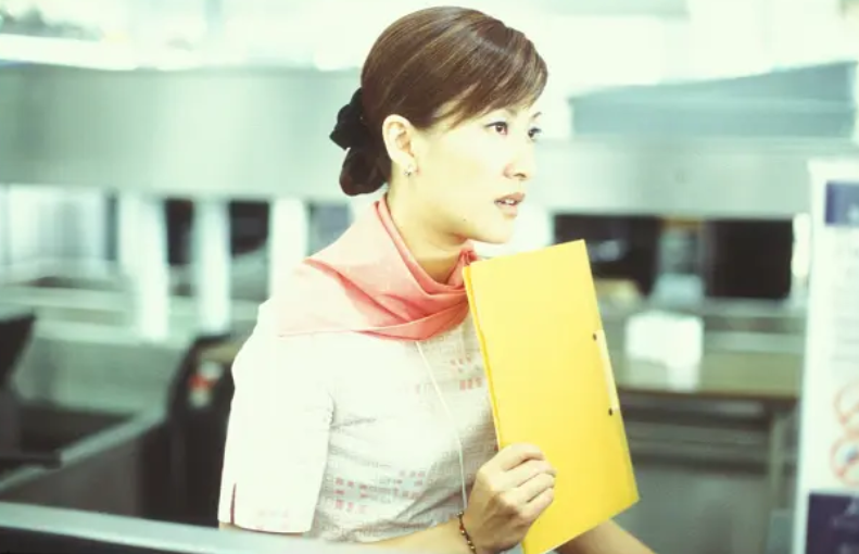 《冲上云霄》中浪漫挚诚的机舱服务员乐以珊……《创世纪》中为爱不顾