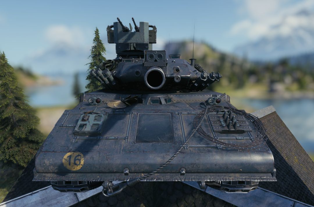 坦克世界xm551谢里登化身火蜥蜴3d风格大图鉴赏