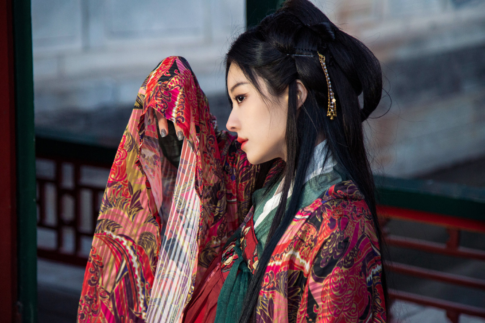 喻言国风大片永远可以相信喻言的颜值心动时刻黑白