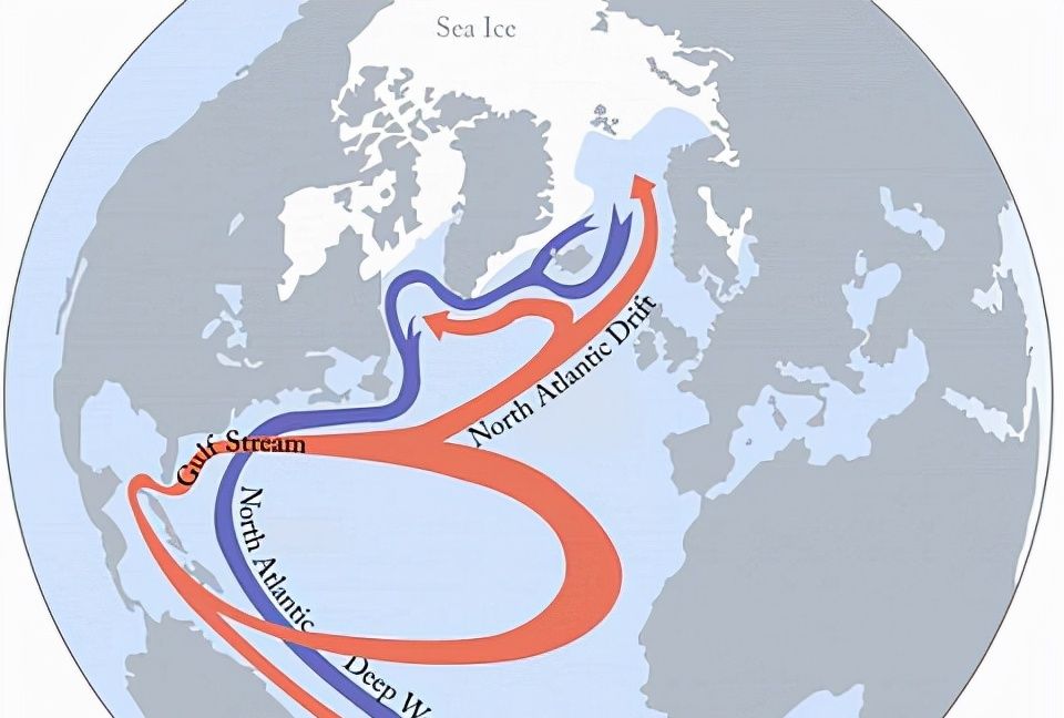 这条暖流对北半球非常重要,它的存在使得地球的北半球冬季温度要比
