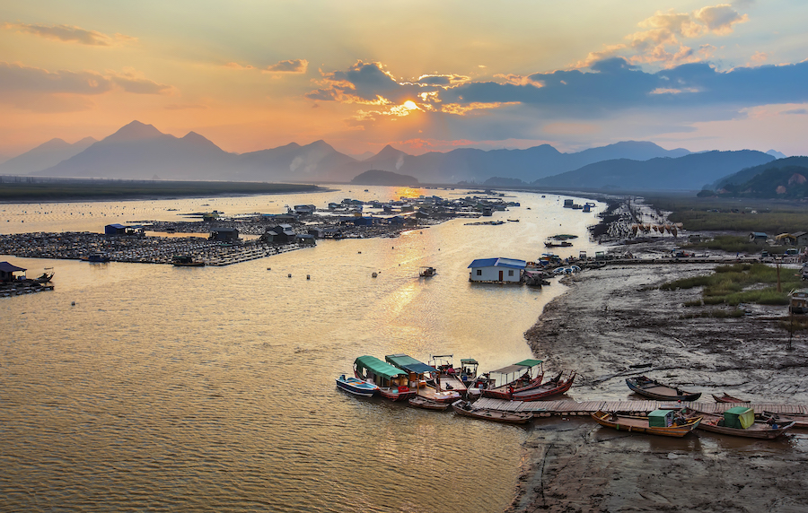霞浦日落&nbsp; 视觉中国 图