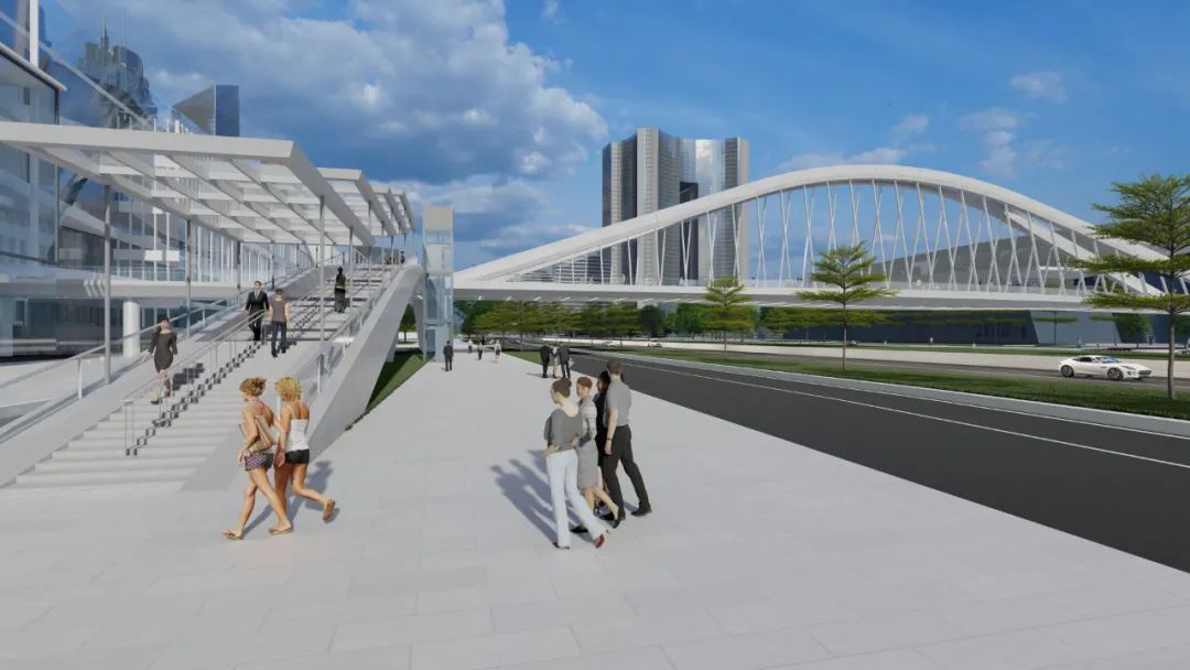 正式动工！东莞大道上将建一座大跨度人行天桥！休闲区蓝鸢梦想 - Www.slyday.coM