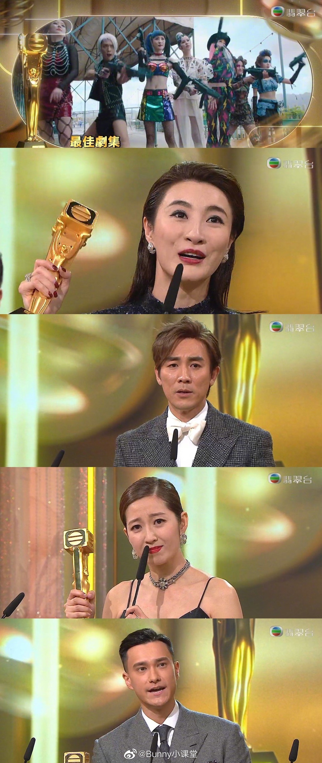 tvb颁奖礼获奖名单出炉