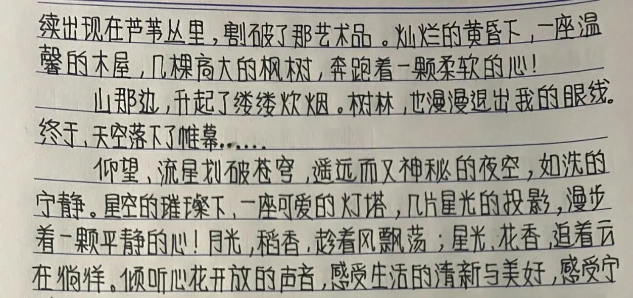 工整美观,堪比"神仙字体"|作文|神仙|字迹_新浪新闻