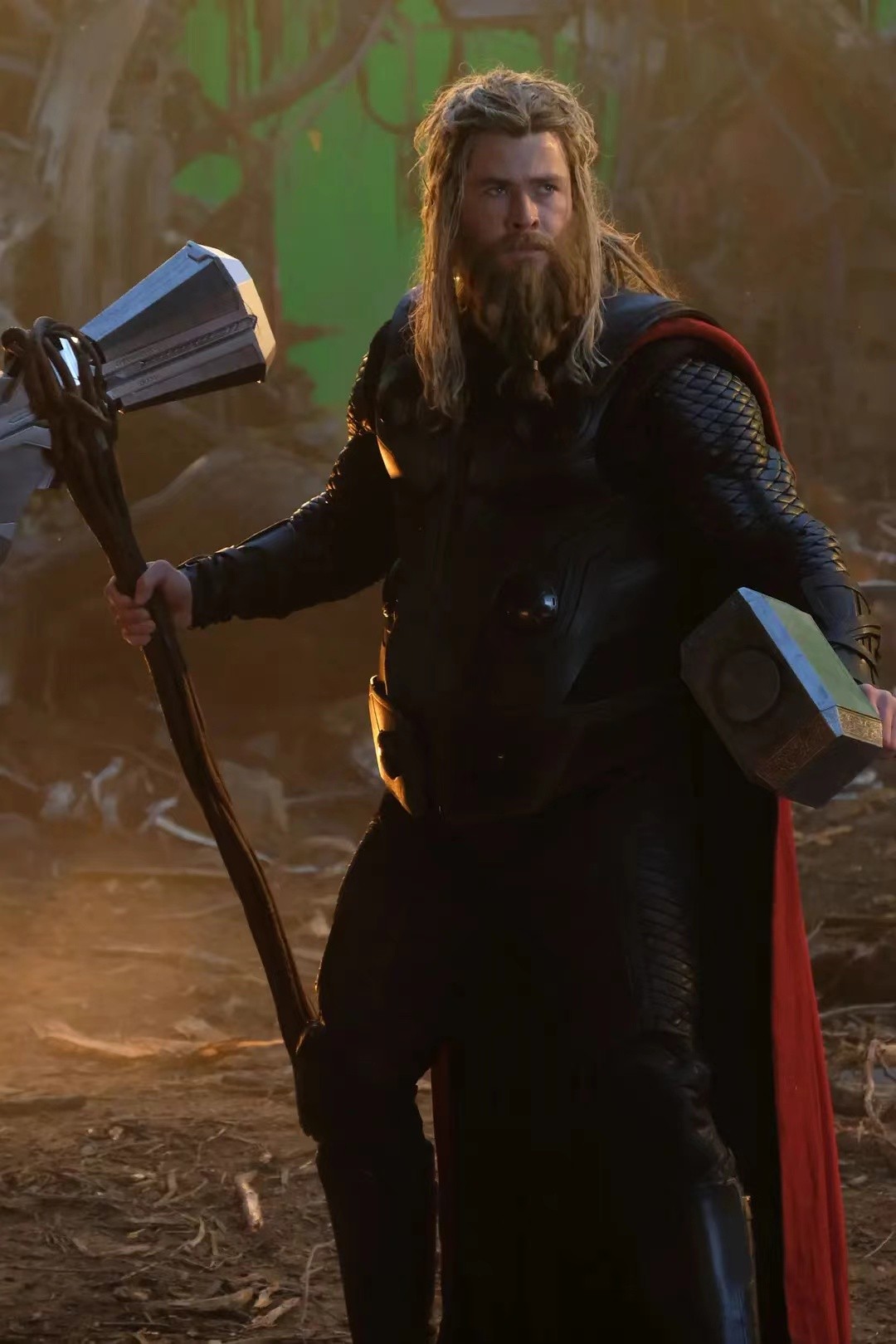 漫威雷神4角色造型流出!雷神还留着长发,网友:减肥成功了没?|雷神|雷