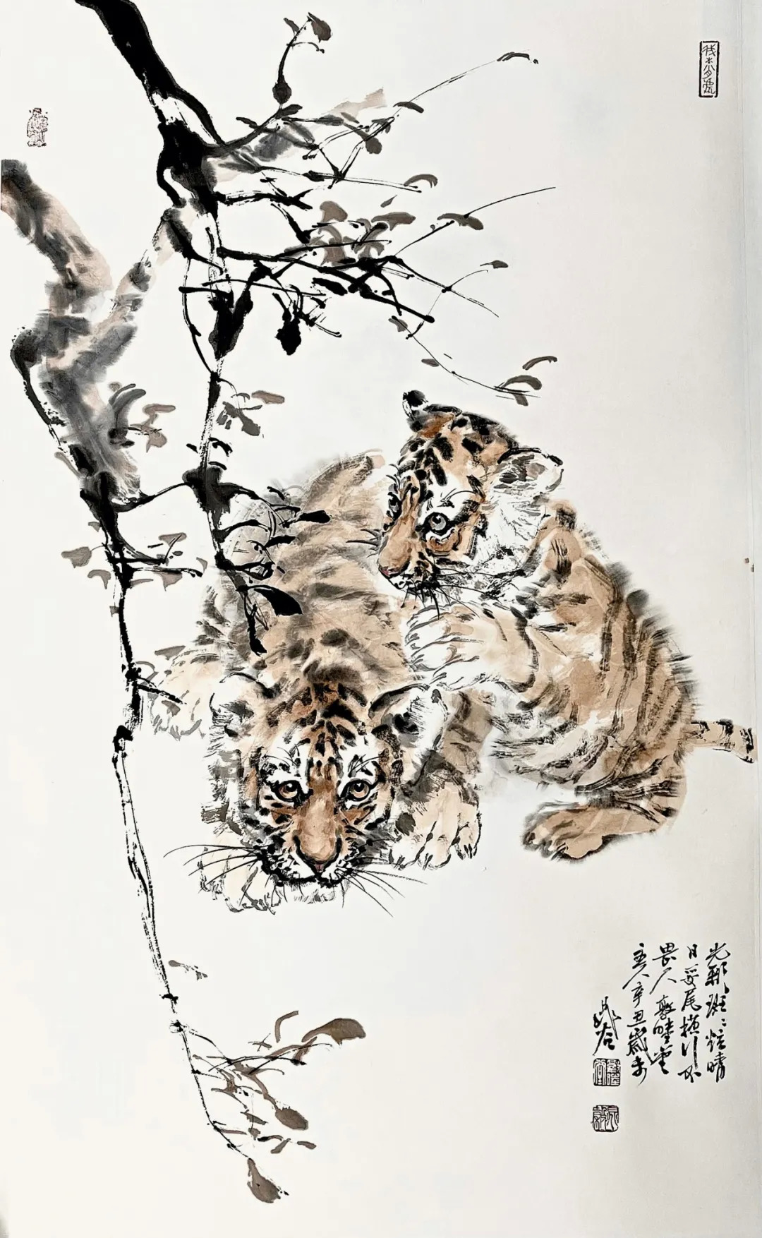 风格丨晁谷画生肖虎