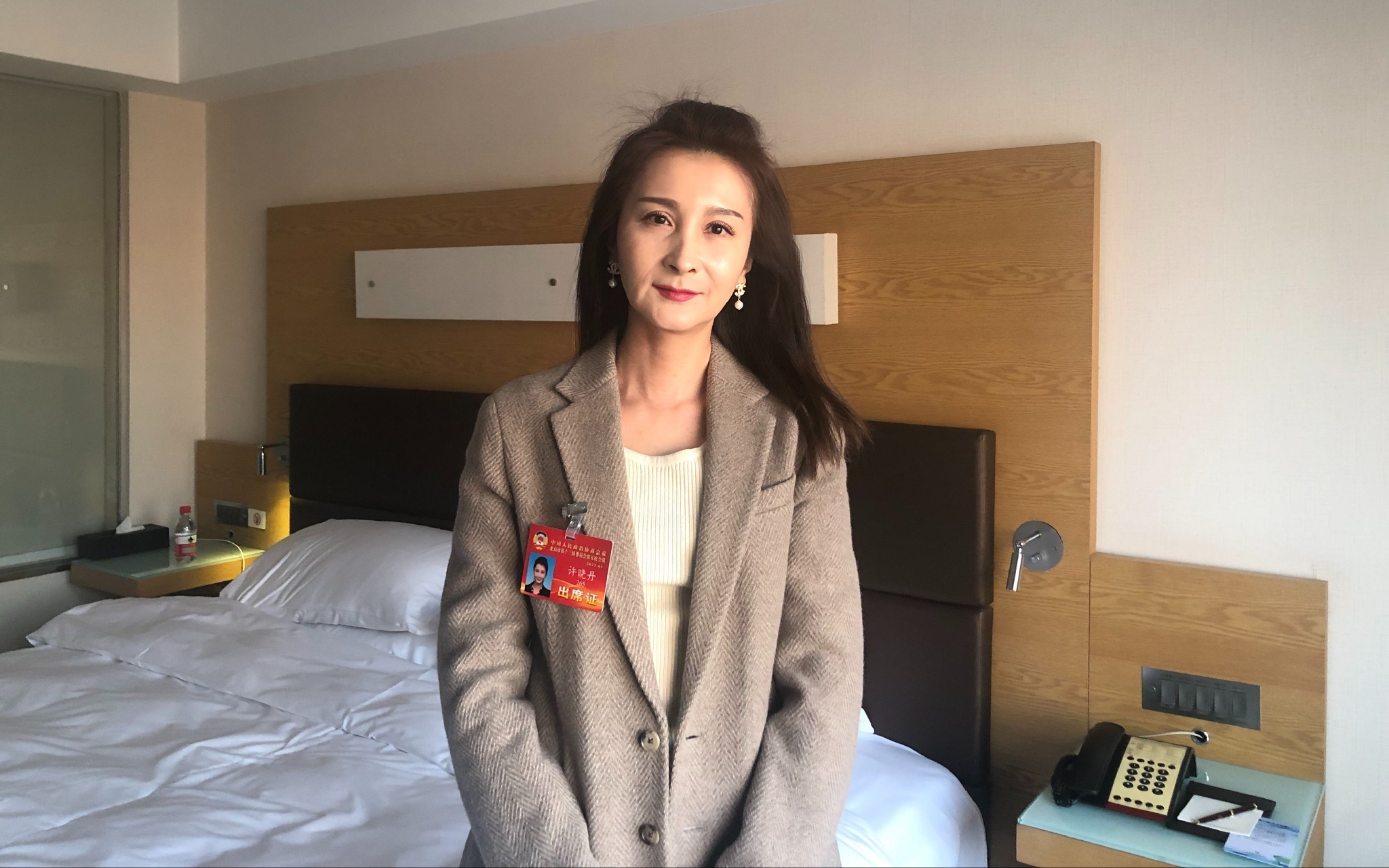 新京报记者 展圣洁 摄许晓丹表示,演员修养中很大一部分是艺德的修养.