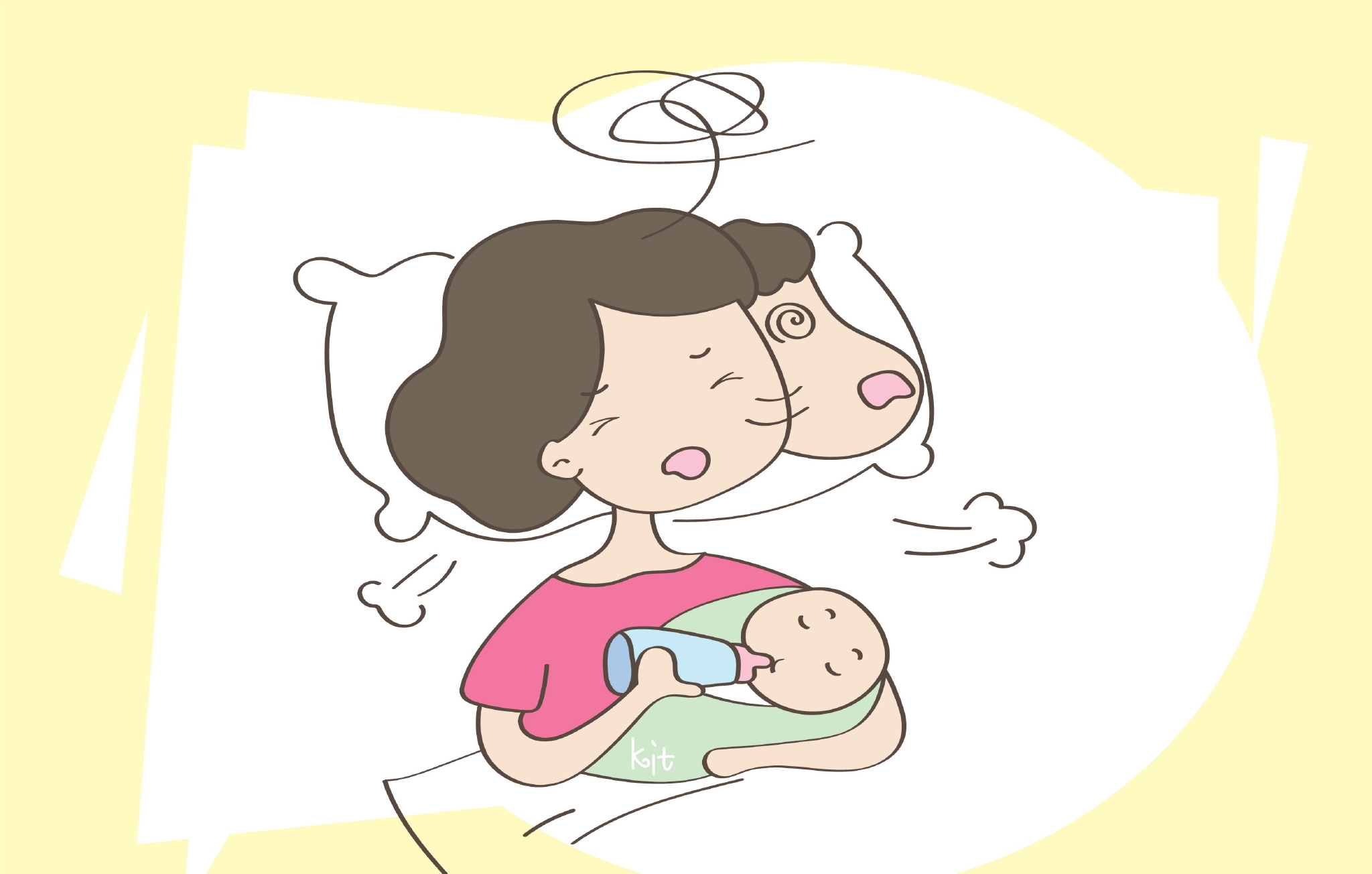 宝妈在喂夜奶过程中这几种坑娃动作不要再犯了