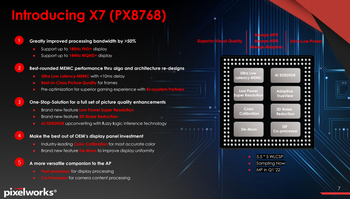 芯片带来了良好的视觉体验,而这一次第7代产品,把战场延伸到了游戏全