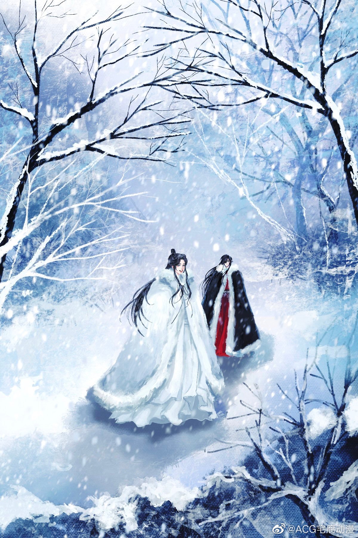 天官赐福# 此时若有君在侧,何须淋雪共白头!