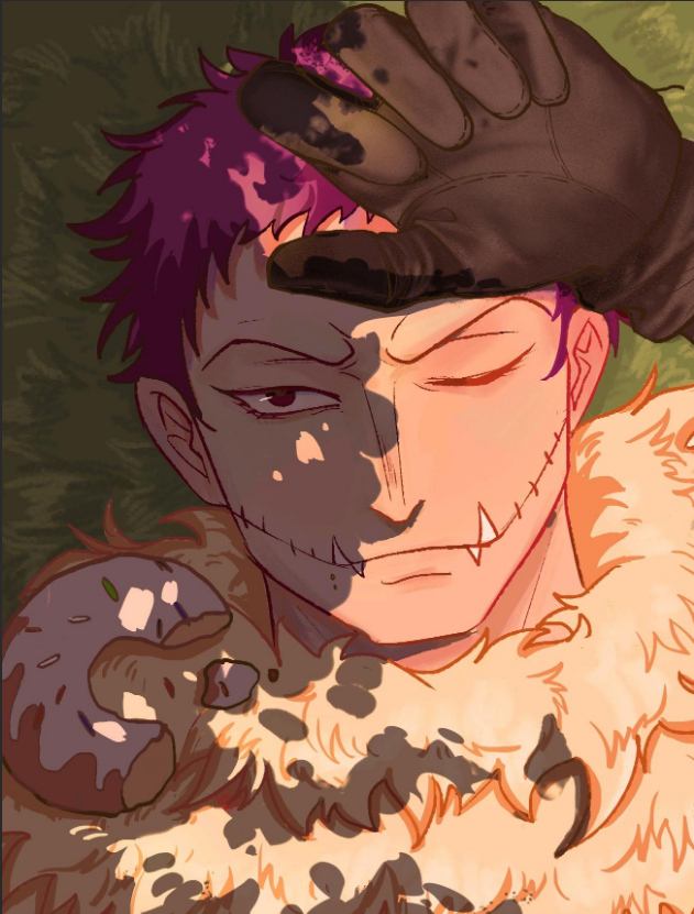 海贼王卡塔库栗比烬强对战路飞时间时间长暴露自身致命弱点