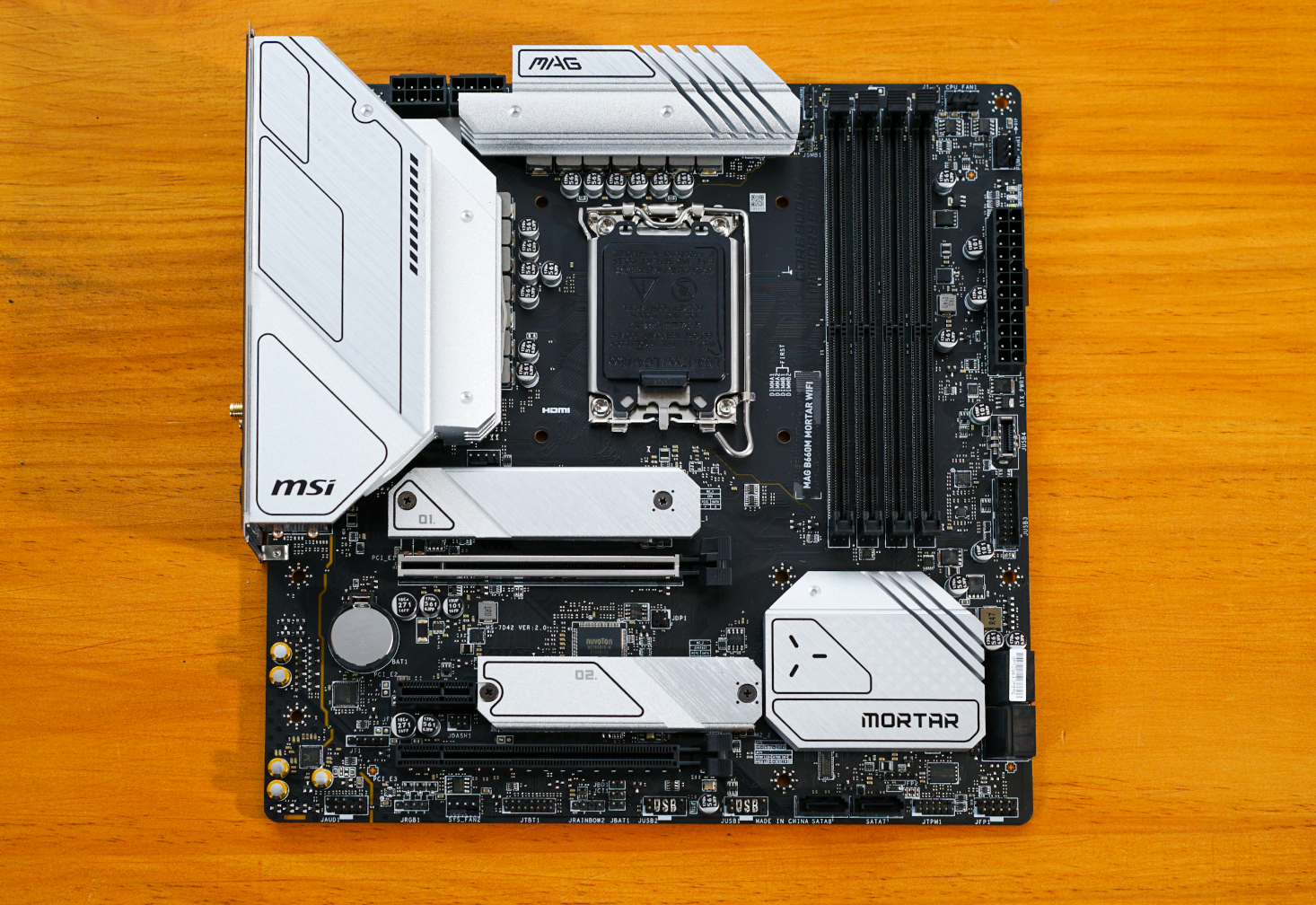 intel12代平台中端顶配座驾微星b660m迫击炮图赏