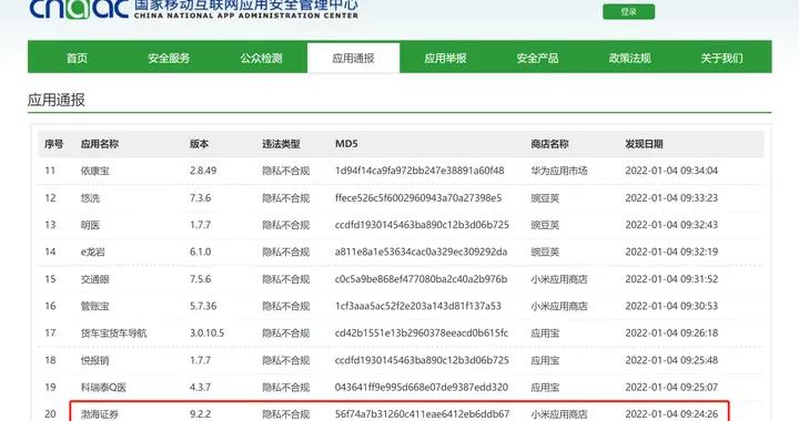 渤海证券App涉嫌隐私不合规被点名，IPO年前刚获新进展