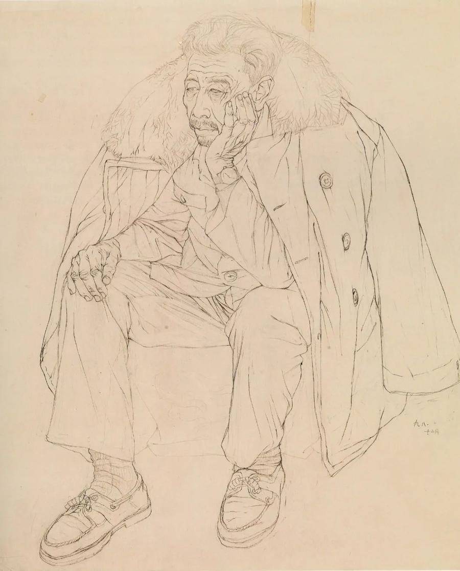 研习如何画人物线描