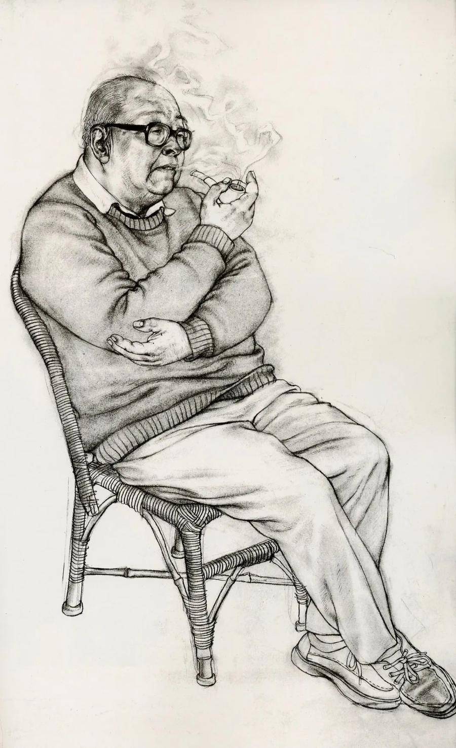 研习如何画人物线描