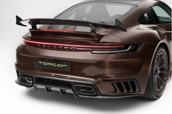 topcar推出13辆保时捷992stingergtr限量棕色碳纤维版