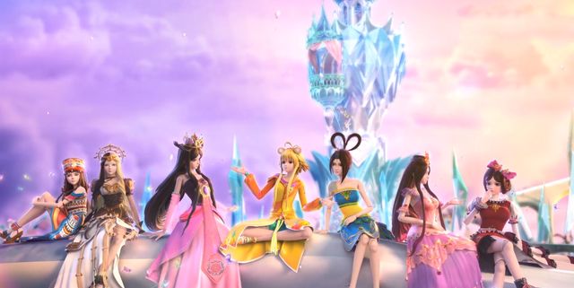 叶罗丽第九季预告仙子们参观情公主的高塔城堡孔雀有了新变身