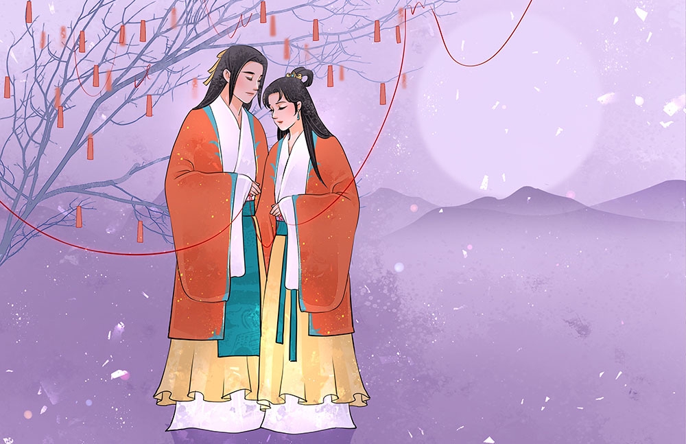 娘子嫁到荀家更是享有专房之宠,荀粲眼里再没有别的女人,两人相亲相爱