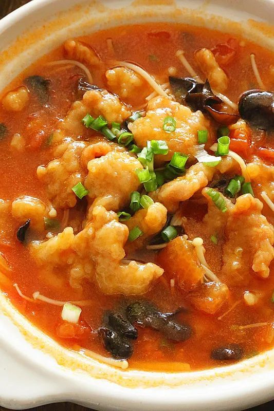 酸汤小酥肉,热热乎乎煮一锅,酸爽开胃,拌米饭能吃两碗|酥肉|米饭|炖菜