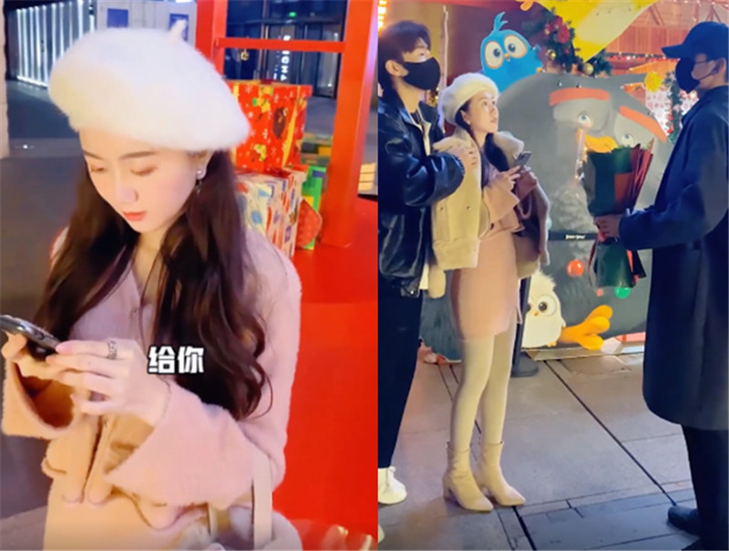 林颜终于奔现成功女友背影杀完胜狗子人气却坐上了滑滑梯