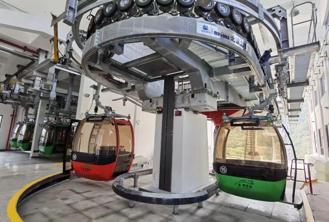 惠州罗浮山缆车新装亮相