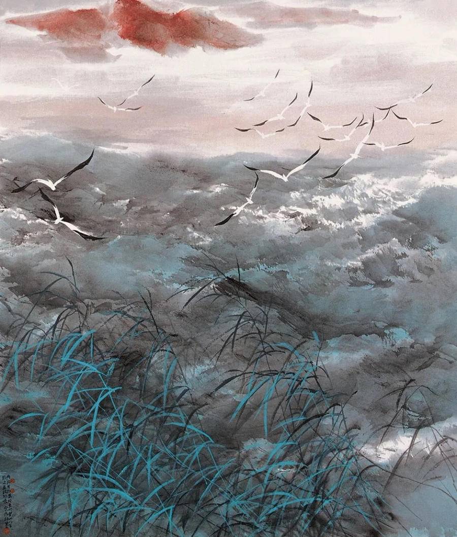 鉴赏宋雨桂山水作品欣赏