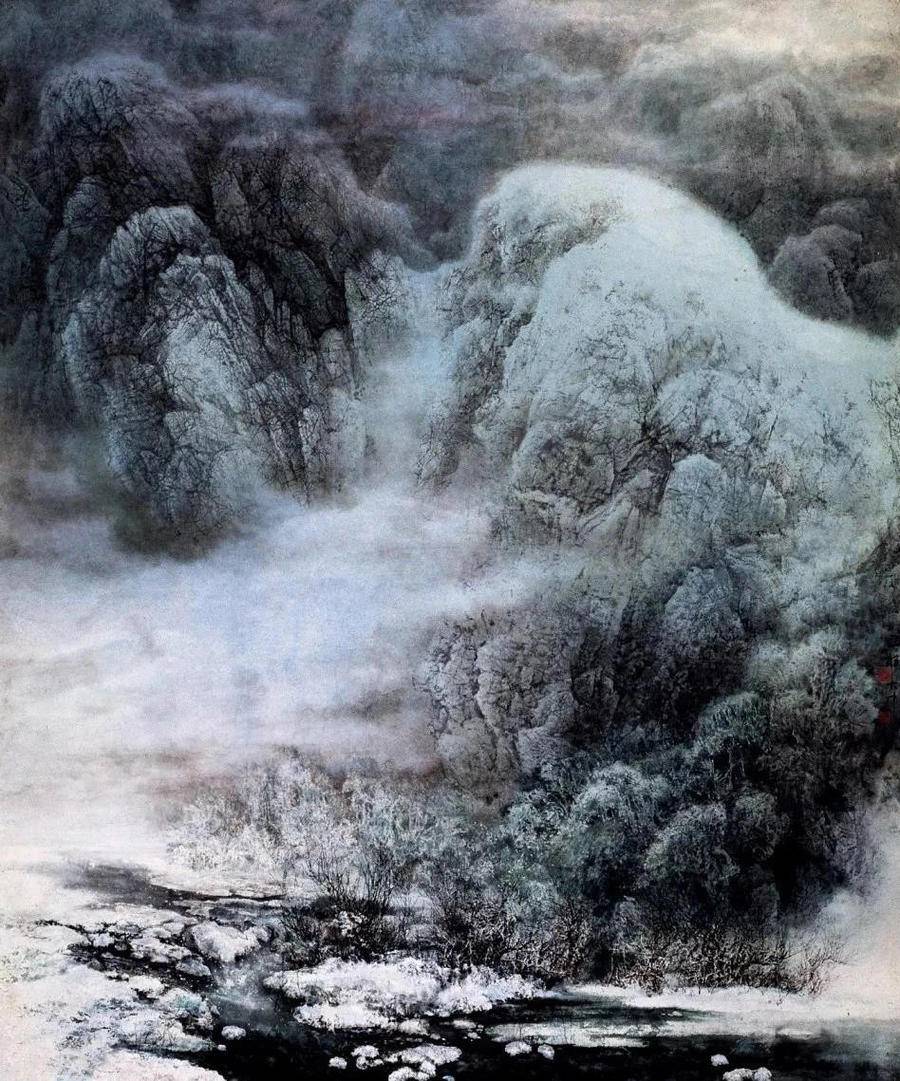鉴赏宋雨桂山水作品欣赏