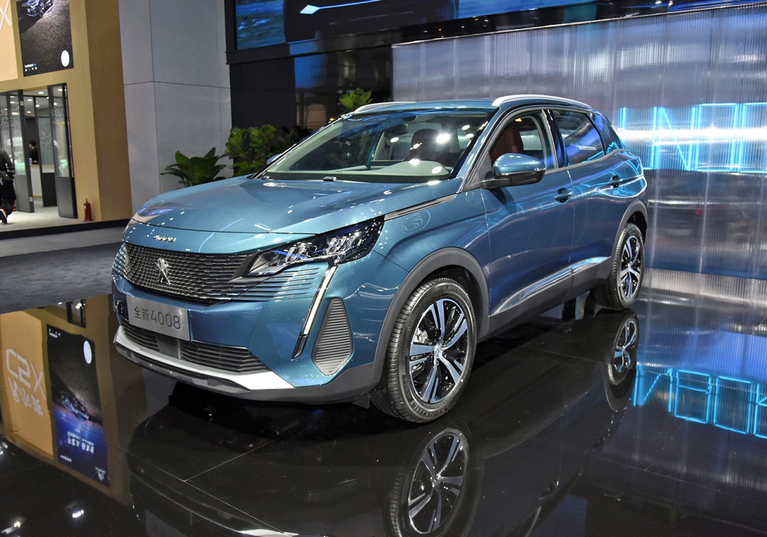 全新冰山蓝配色东风标致4008创想版上市售1677万元