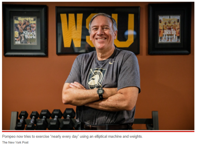 六个月内爆瘦90磅咋回事蓬佩奥终于给说法了