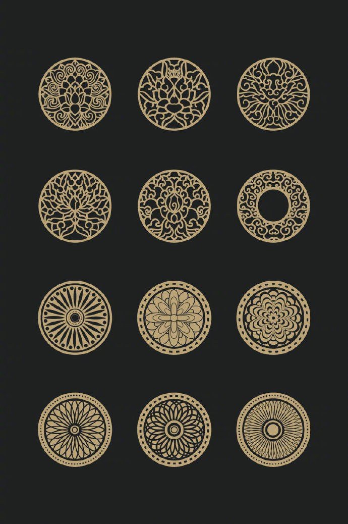 中式传统装饰纹样