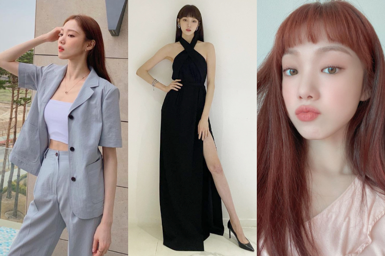 模特儿出身的韩国女星李圣经,175公分的零赘肉身材向来是许多人的梦幻