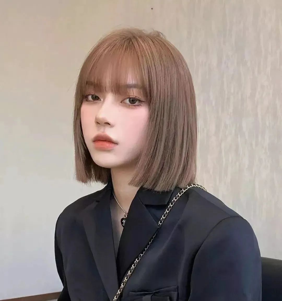 盐系齐肩短发爱住了