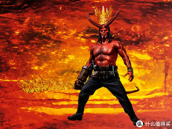 hottoys地狱男爵16比例可动人偶人类的好朋友是一只超强的恶魔