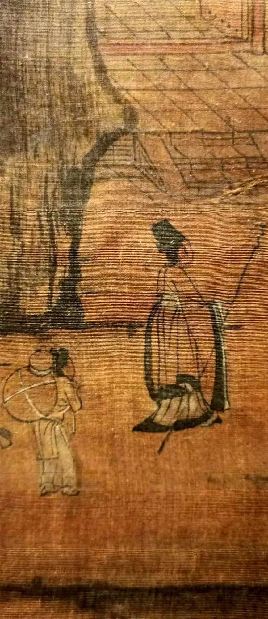 辽博新展古代立轴山水包括辽代出土深山会棋图