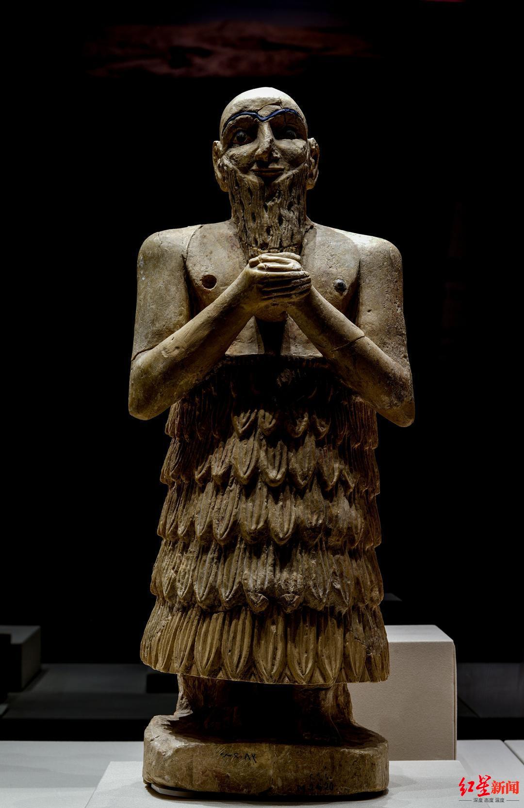 苏美尔雕像图片