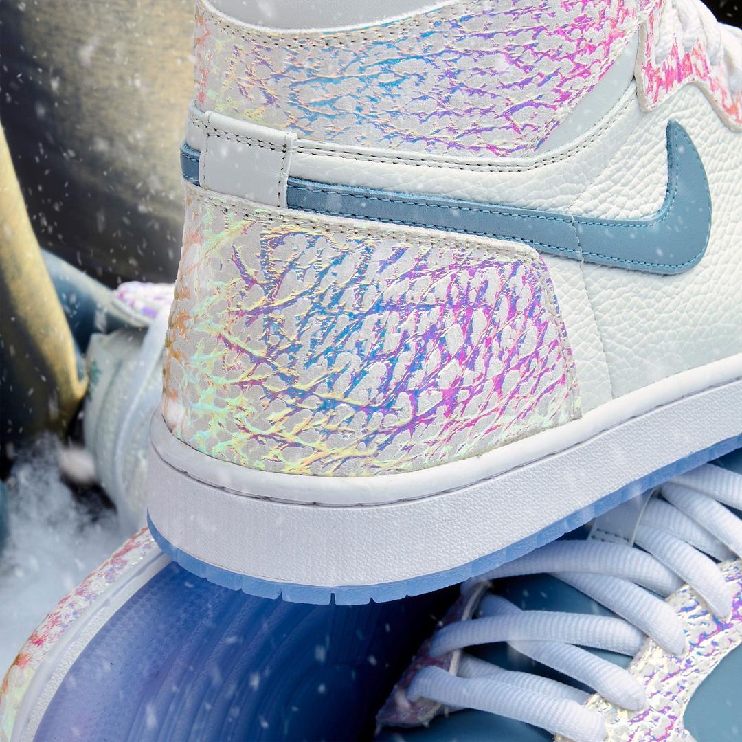 「炫彩镭射」aj1 吸睛效果拉满!看完价格惊呆了.