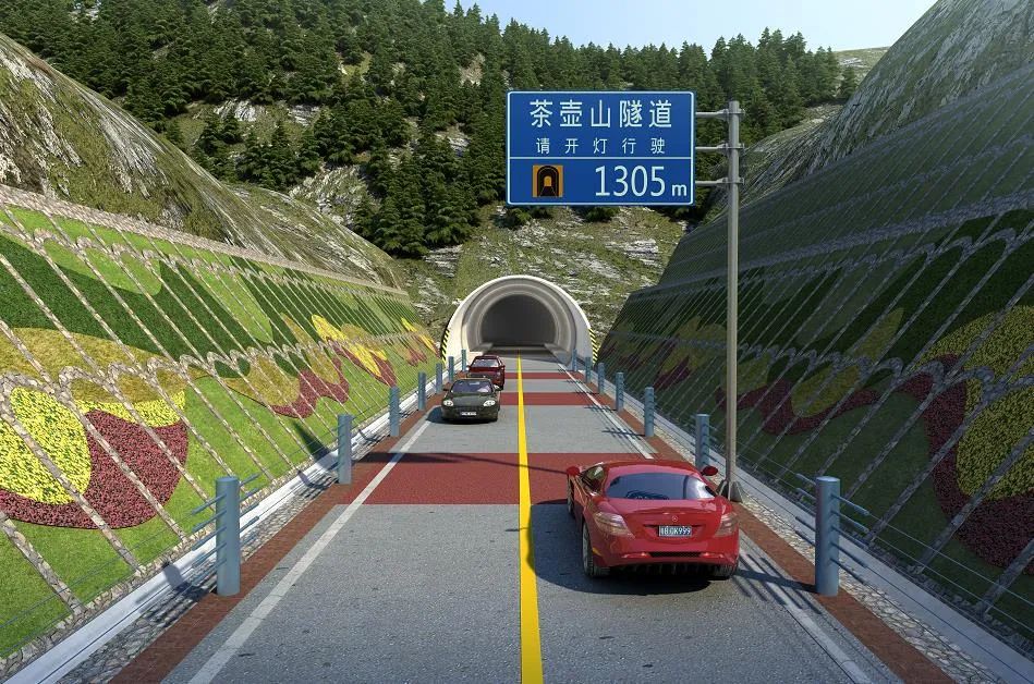 茶壶山隧道桩号k24 610~k25 905,全长1295m,采用新奥法设计与施工.