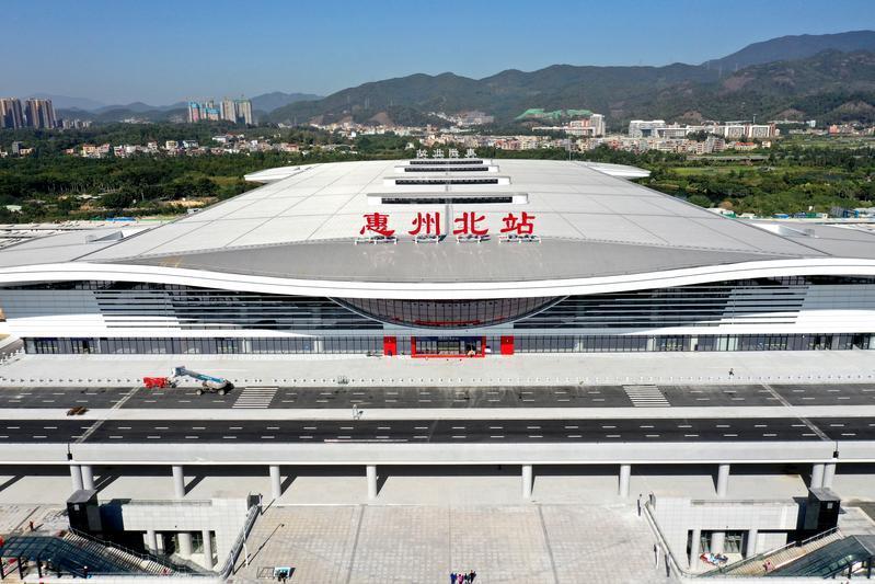 1月10日起惠州北站实行新的列车运行图