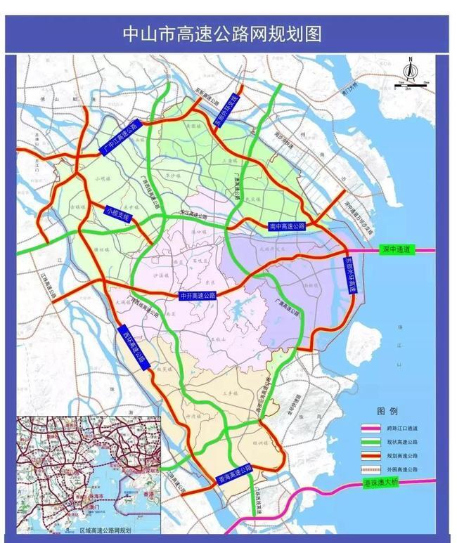 6969中山西环高速公路全线71.2公里,总投资为186.